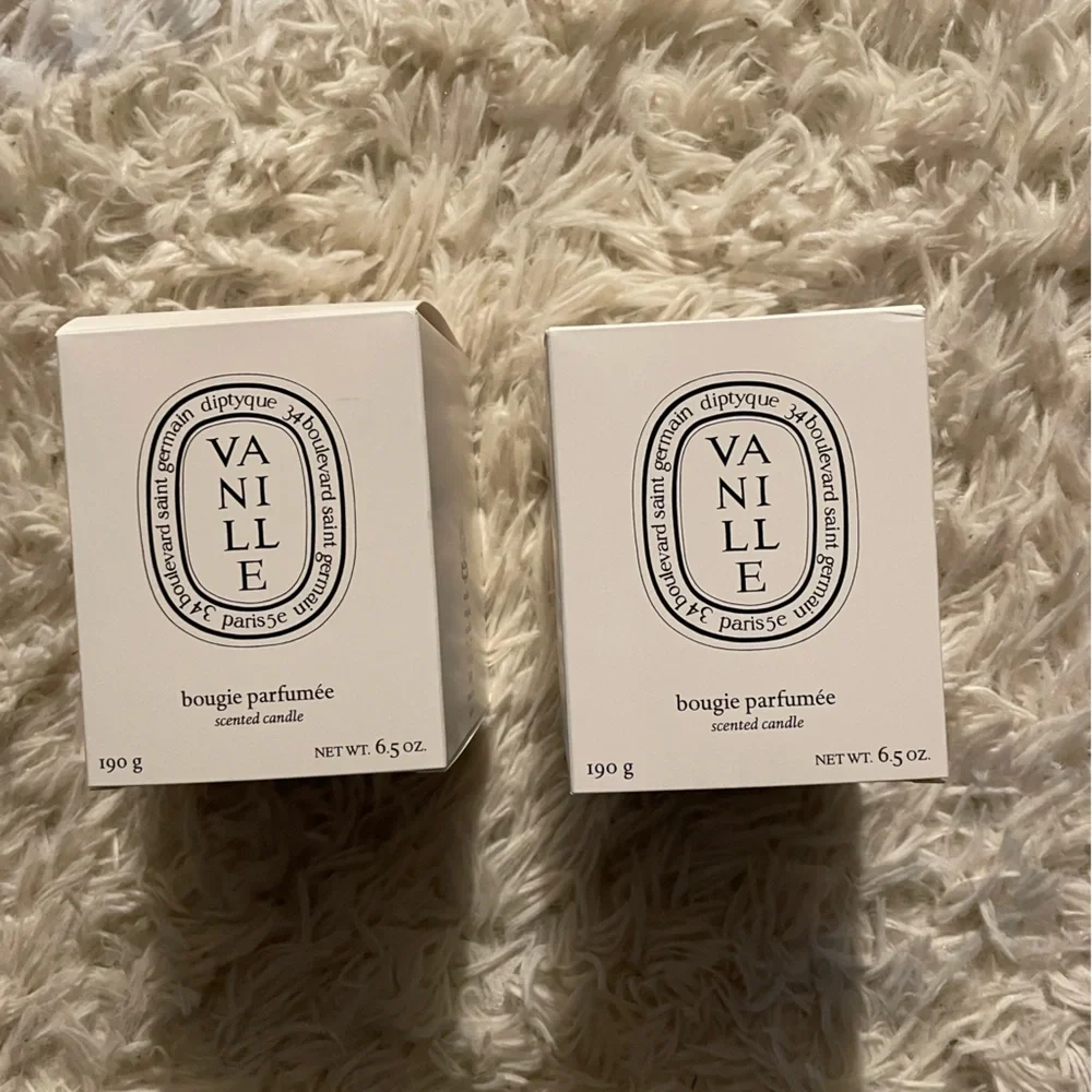 Diptyque candle jars (2)
